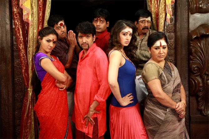 Aranmanai is a humorous supernatural thriller - Rediff.com Movies