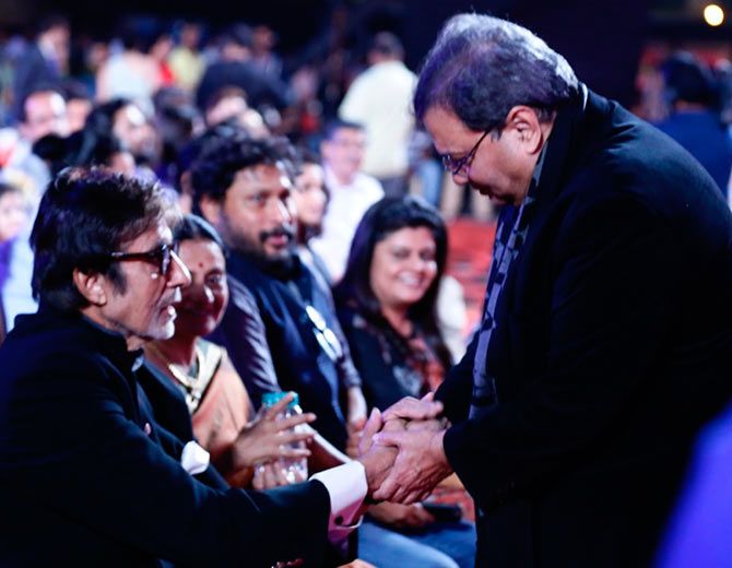 Amitabh Bachchan and Subhash Ghai 