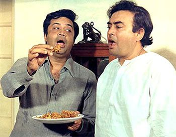 Deven Verma and Sanjeev Kapoor in Angoor