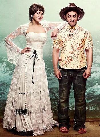 Anushka Sharma and Aamir Khan in PK