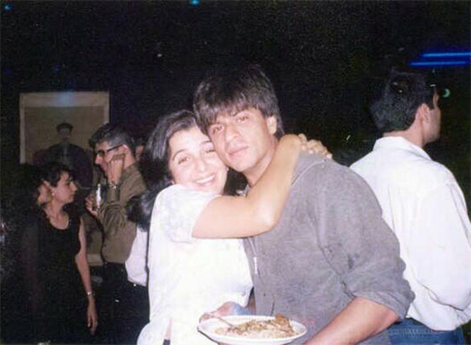 Farah and Shah Rukh Khan