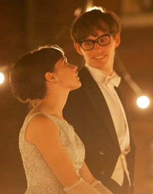 Felicity Jones and Eddie Redmayne in The Theory of Everything