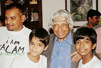 Nila Madhab Panda with APJ Abdul Kalam