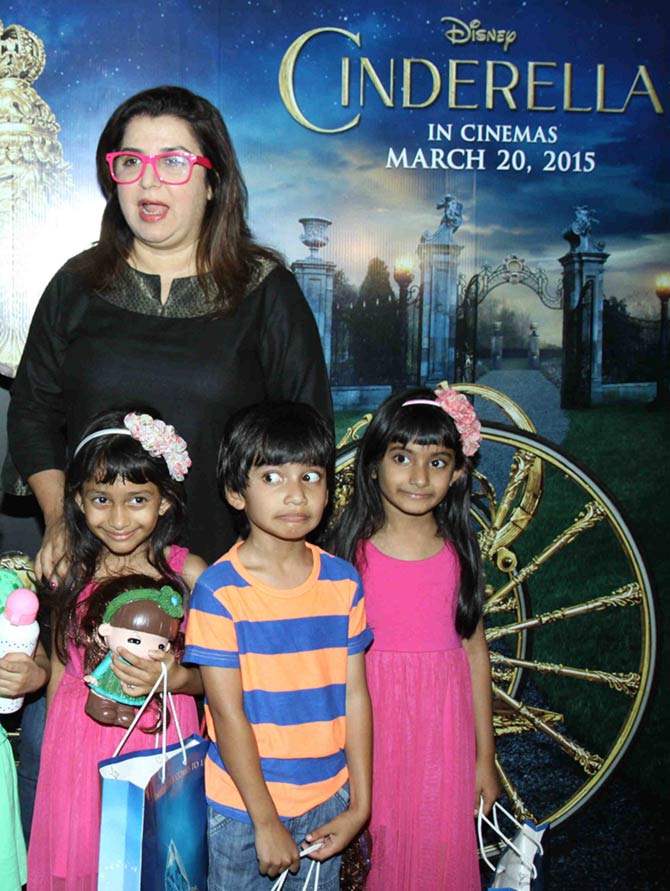 Image result for farah khan photos with children