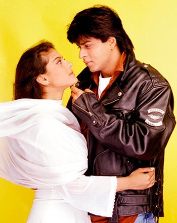 Kajol and Shah Rukh Khan in Dilwale Dulhaniya Le Jayenge