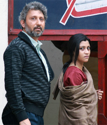 Konkona Sensharma and Neeraj Kabi in a scene from Talvar.