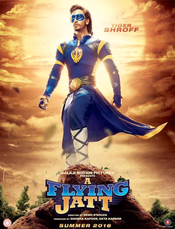 Tiger Shroff on The Flying Jatt poster