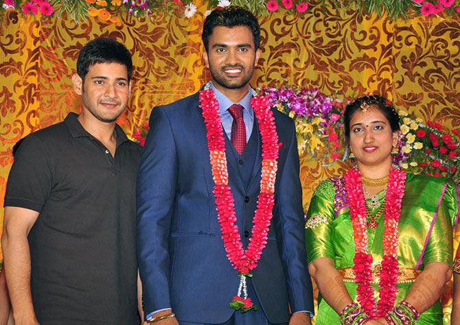 PIX: Mahesh Babu at a wedding - Rediff.com Movies