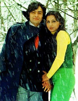 Neetu Kapoor and Rishi Kapoorin Kabhie Kabhie