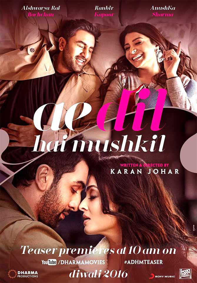 'Ae Dil Hai Mushkil is not a film about infidelity at all' - Rediff.com