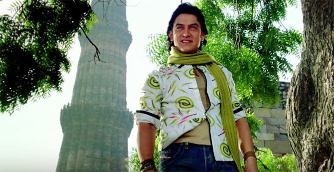 Alien, dog, disco fighter: Aamir Khan's unique avatars! - Rediff.com Movies