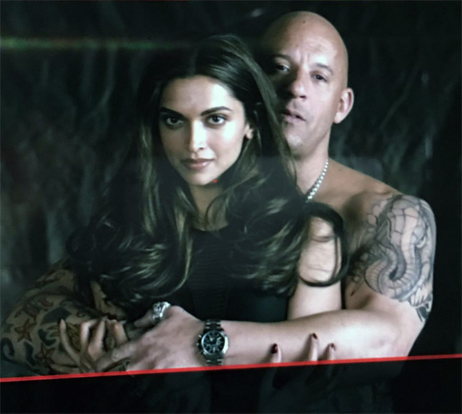 Vin Diesel Shares Deepika S First Look From Xxx 3 Movies