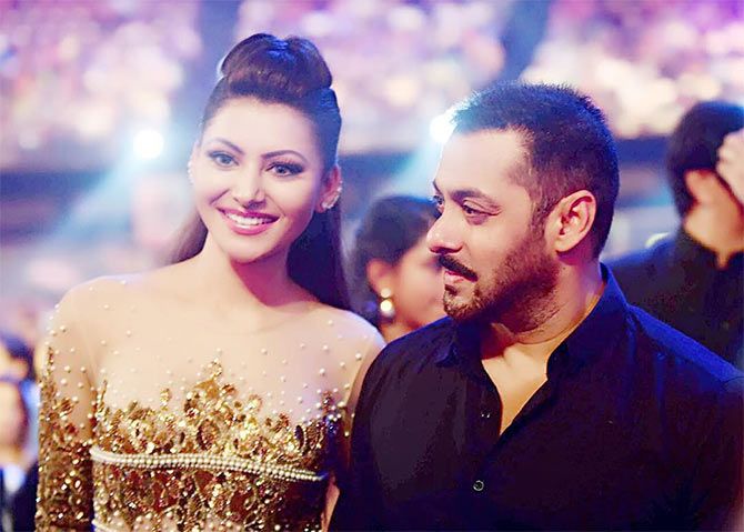 Urvashi Rautela and Salman Khan