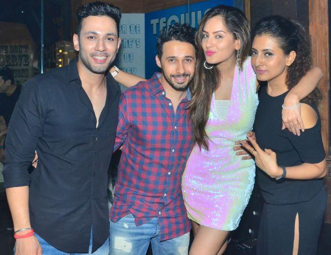 Sahil Anand, Puja Banerjee, Shraddha Arya and Additi Gupta