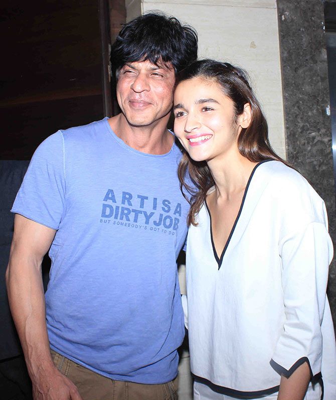 Shah Rukh Khan, Alia Bhatt