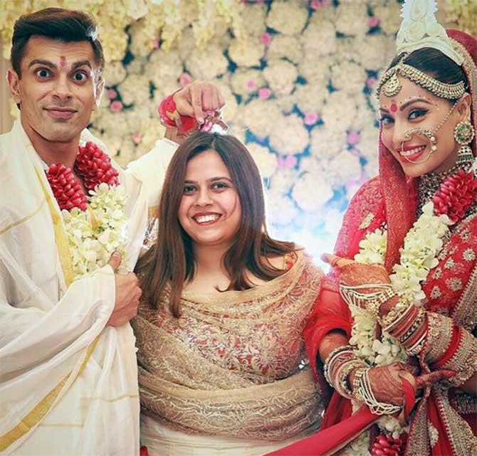 Candid pictures from Bipasha-Karan's DREAMY wedding! - Rediff.com Movies