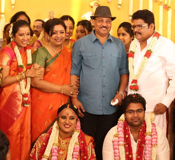 Pix: Director K S Ravikumar's Daughter Weds - Rediff.com Movies