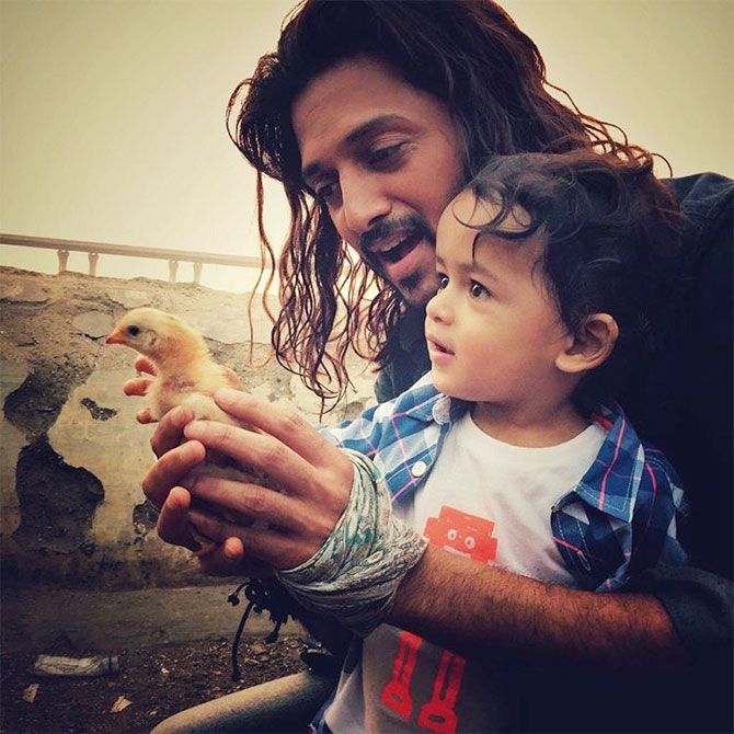 Riteish Deshmukh with his son Riaan