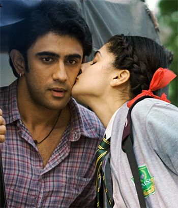 Amit Sadh and Taapsee Pannu in Running Shaadi