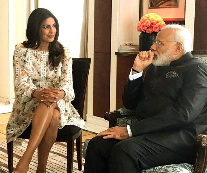 Priyanka meets Modi in Berlin