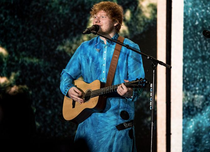 Ed Sheeran in Mumbai