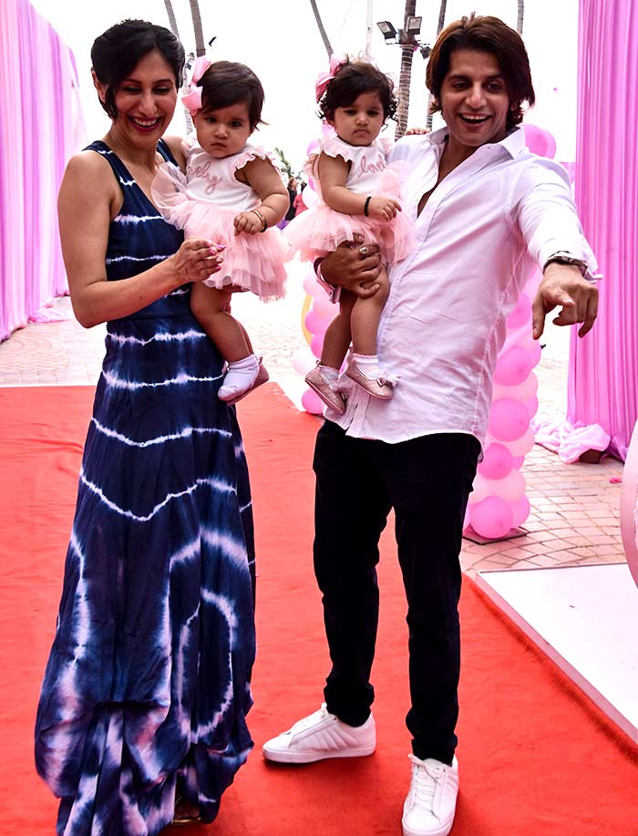 PIX: Karanvir Bohra's daughters turn one, and it's time to party