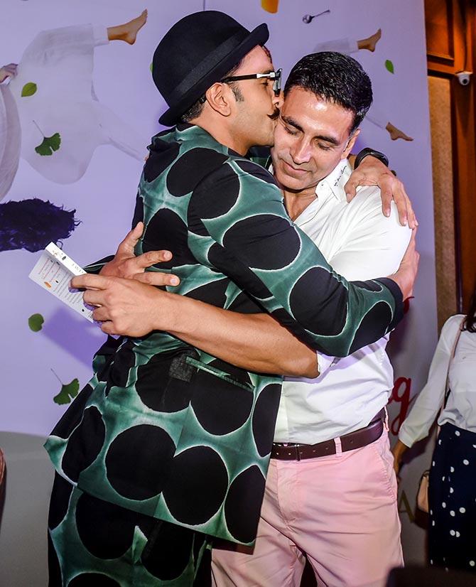 Watch! When Ranveer Singh went on a kissing spree - Rediff.com Get Ahead