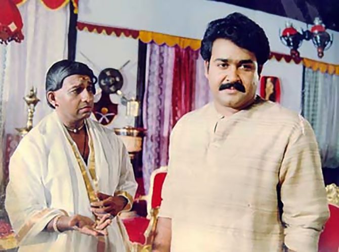 With Mohanlal in His Highness Abdullah