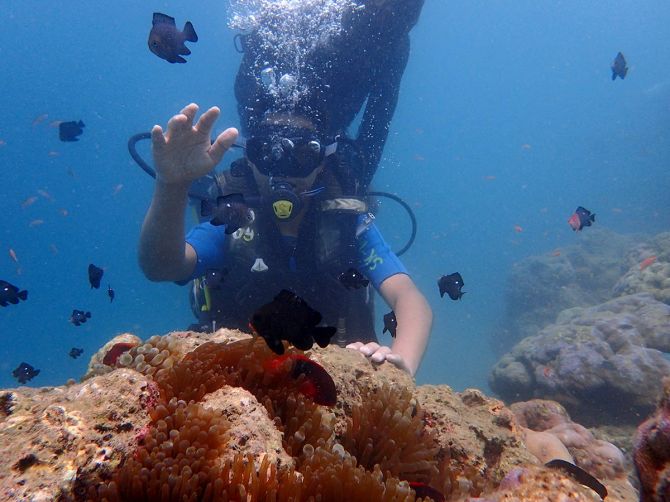 Snorkelling and scuba diving in Andaman
