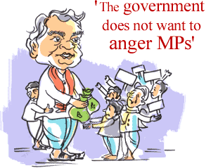 'The government does not want to anger MPs'