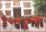 Monks gather in Leh to meet Nima Gyalpo