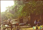 The slum where Roopesh lives