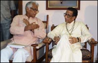 George Fernandes and Bal Thackeray