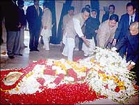 Prime Minister Vajpayee pays his respects