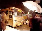 Delhi-Lahore bus. Pic: Getty Images