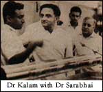 Dr Kalam with Dr Sarabhai