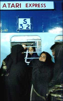 Atari Express ready to depart from Old Delhi Railway Station. Pic: Getty Images