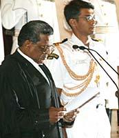 Justice S Rajendra Babu (L)