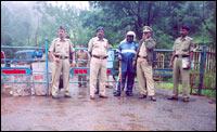 No entry to the road leading to Pratapgad