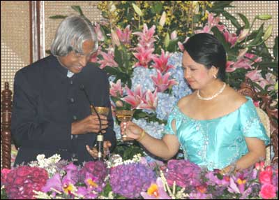 President Kalam with President Arroyo