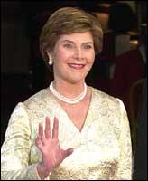 Laura Bush: Photograph: Getty Images