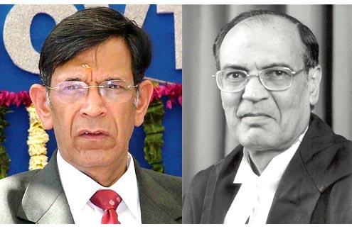 Chief Justice Y K Sabharwal (left) and Justice C K Thakker, who have forced the government into action in the Delhi sealing issue.