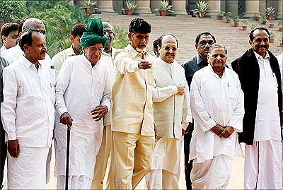Leaders of the Third Front in the Rashtrapati Bhavan