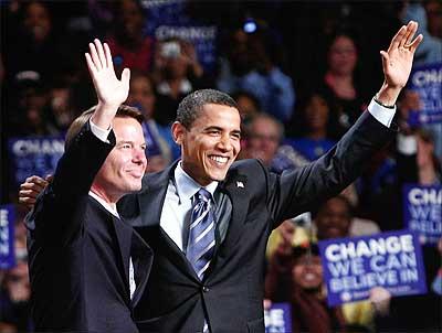 Obama with John Edwards