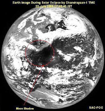 Chandrayaan captures eclipse darkness
