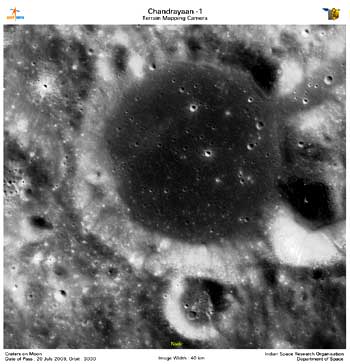 The Leibniz crater