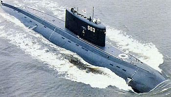 The Sindhurakshak submarine in action