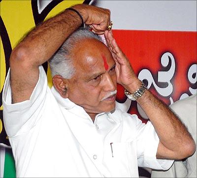 Karnataka Janatha Paksha founder, B S Yeddyurappa