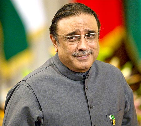 Pakistan President Zardari is unable to change the power equations in his country