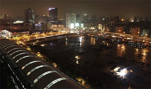 A view of a construction site Shanghai